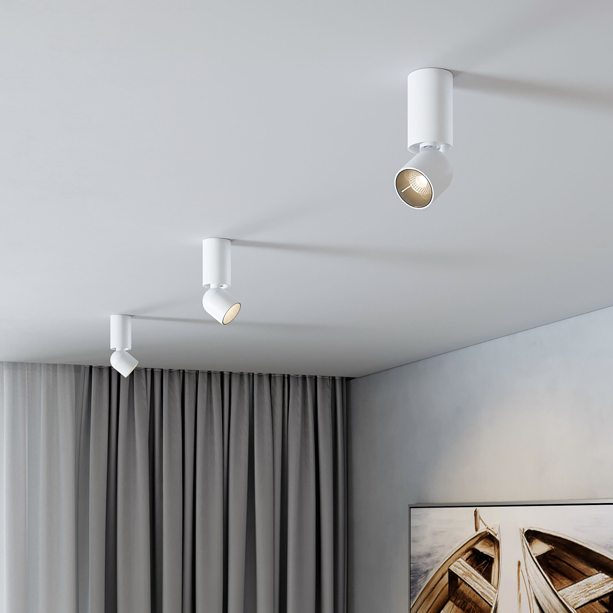 Светильник накладной светодиодный Elektrostandard Spot 8W 4000K 25106/LED, белый