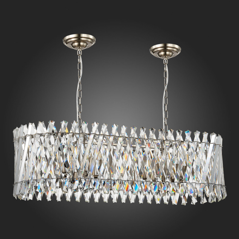 Люстра подвесная 100*35 см, ST LUCE FABIO SL1170.103.12 Никель