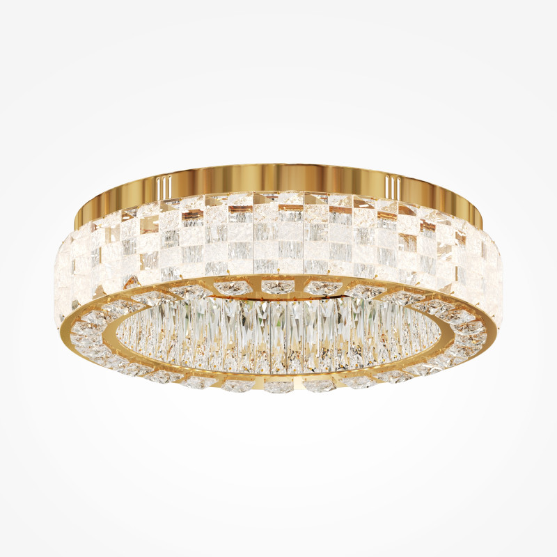 Накладной светильник 50*50*15 см LED, 32W, 3000К, Maytoni CASTELLO  MOD336CL-L100G3K золотой