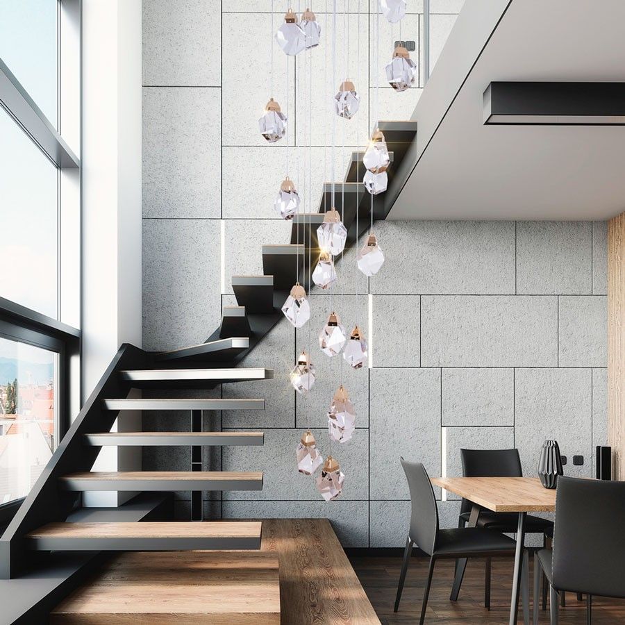 Подвесная люстра 60*60*263 см, LED 75W, 4000K, Золото MODELUX ML.88971.25 GD