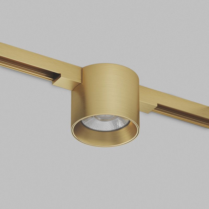 Светильник на шине 15,5*7*6 см, *LED*700Lm, 3000-4000-6000K, Denkirs Shine Spot Zigbee DK5943-SB, сатинированная латунь
