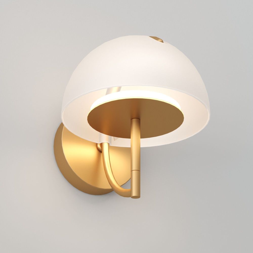 Бра 23*28*24 см, LED*12W, 4000K, Eurosvet Emisfero 50083/1 LED, золото, a069297