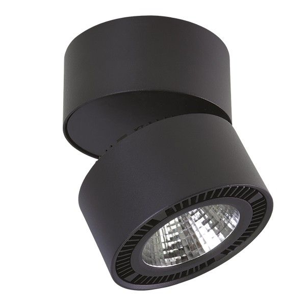 Накладной светильник Lightstar FORTE MURO 214837, черный , 12x13 см, 26W LED, 4000K, 1950Lm