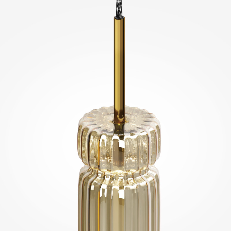 Светильник 8 см, 12W, 3000K, Maytoni MOD272PL-L12BS3K1, латунь