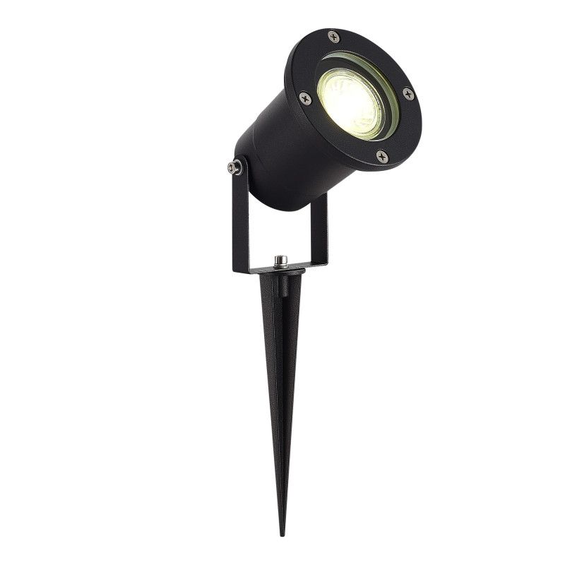 Грунтовый светильник *9,5*33,5 см, 1*GU10*50W, ST-Luce YARDO SL9014.425.01, черный