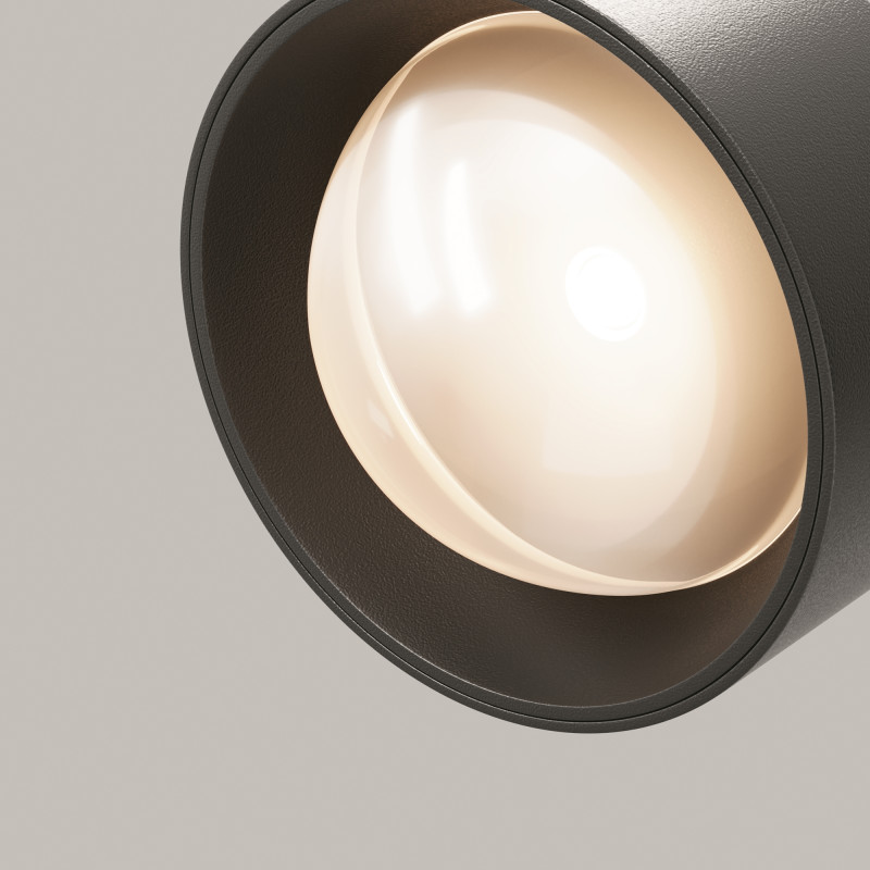 Светильник на шине 9*9*13,4 см,  LED, 15W, 3000К, Maytoni Technical Lens TR217-2-15W3K-B черный