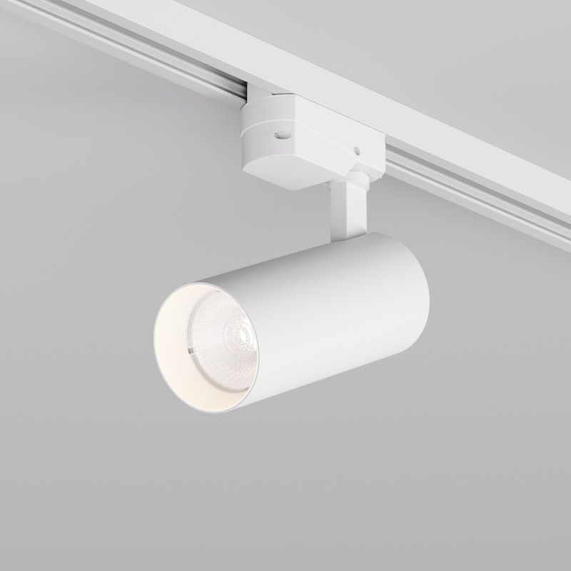 Светильник на шине 13,5*6*20- см, *LED*15W, 3000K, Denkirs SOLID KOPER DK6451-WH, белый алюминий