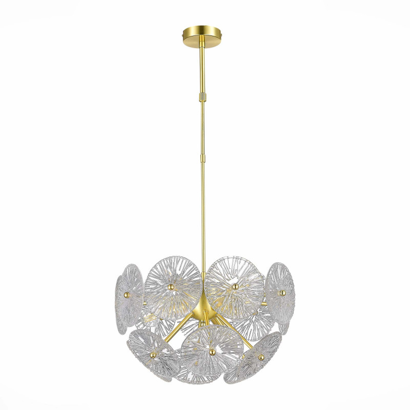 Люстра подвесная 38 см, 240W, ST LUCE FLERO SL1657.203.06 Золотистый