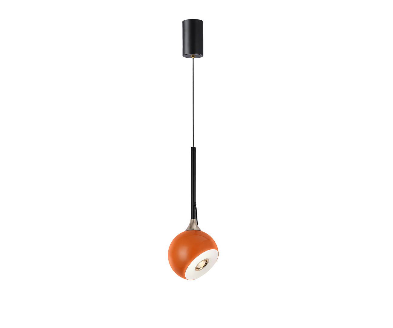 Светильник 12 см, 8W, 4000K, Kink Light 07529-1A,09, черный-оранжевый