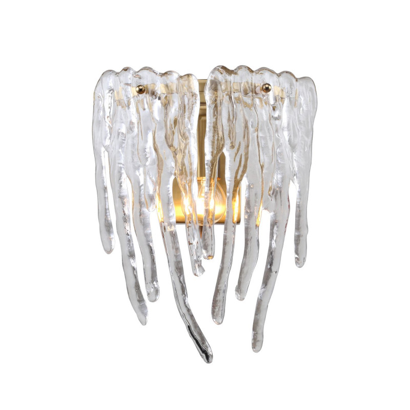 Бра Favourite Lollipop 2764-1W, D130*W220*H300, латунь, декоративные элементы из прозрачного стекла