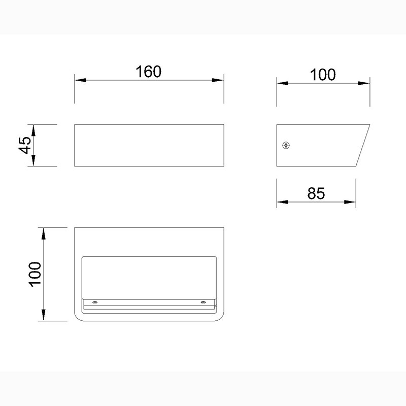 Бра 16*10*4,5 см, 15W, 4000К Mantra Altea 8098, белый