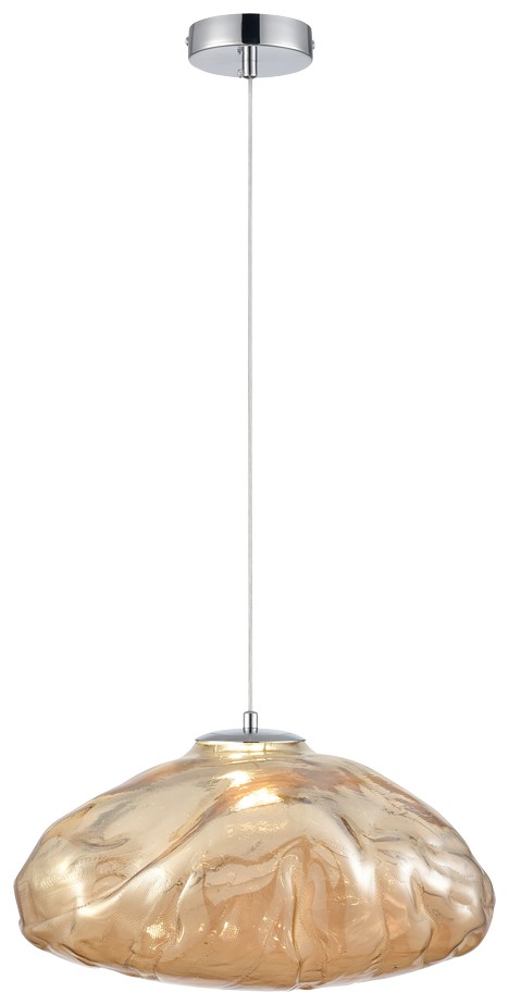 Светильник подвесной Wertmark Isola WE219.03.143, 40*40 см, хром