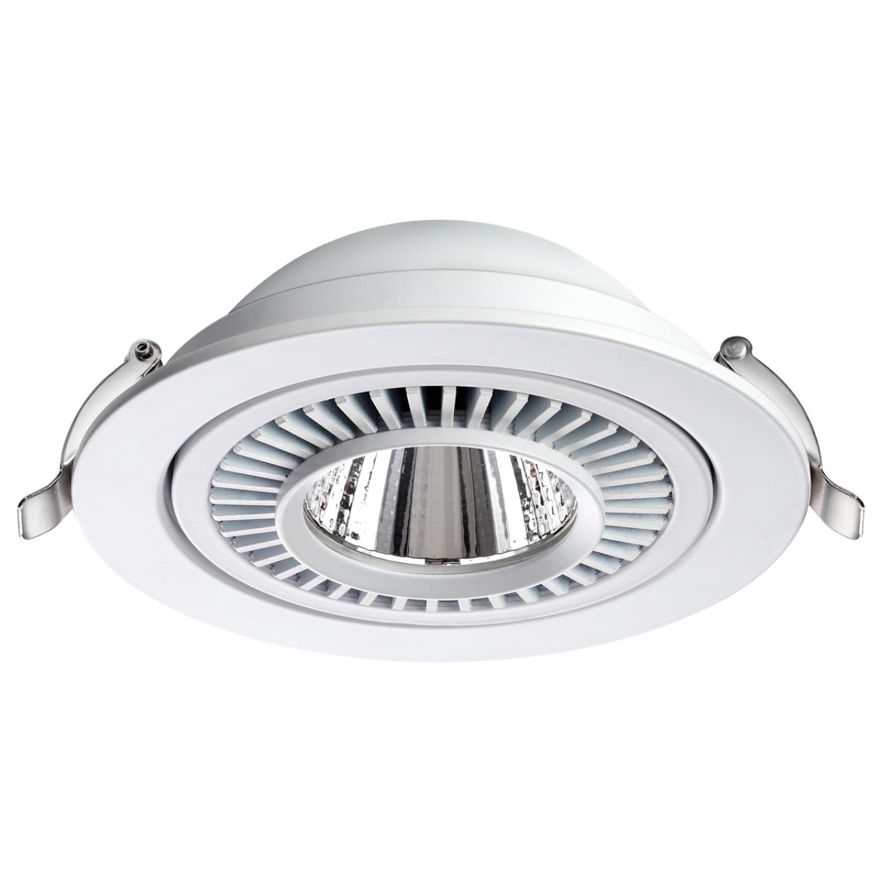 Светодиодный светильник 14 см, 18W, 4000K, Novotech Gesso 358817, белый