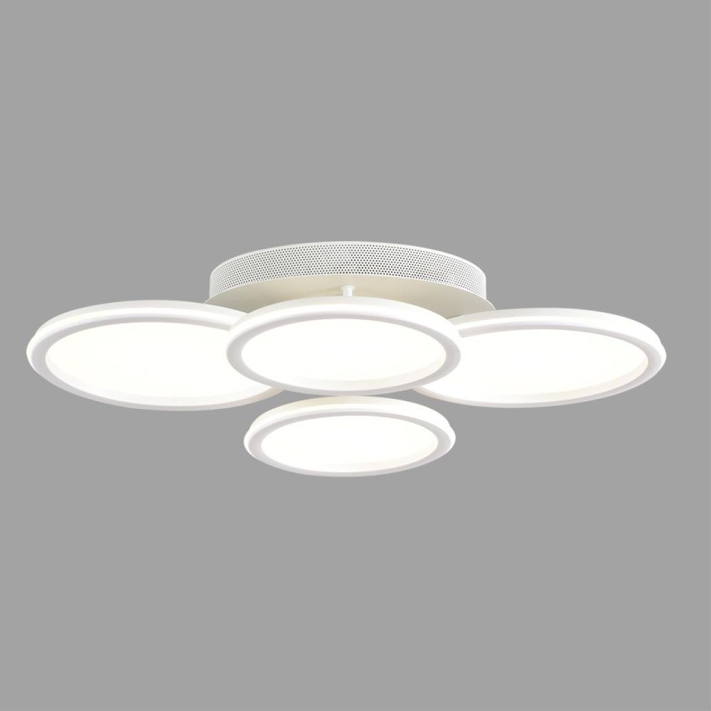 Умная люстра потолочная 9*60*15-15 см, 1*LED*95W, 3000-6500K, Lumion Alis Smart 8380/95CL, белый