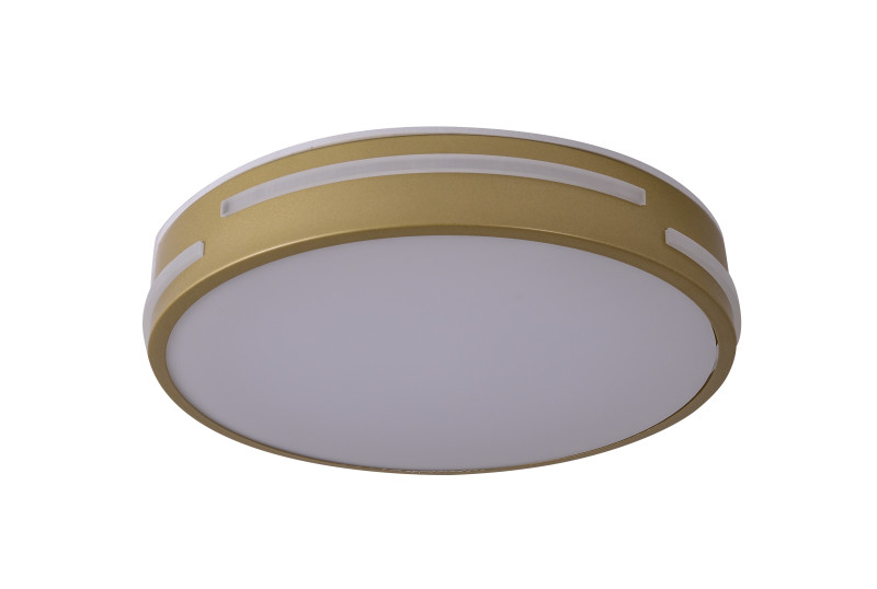 Накладной светильник 30*3 см, LED, 36W, 4000K Zortes Gabby ZRS.90610.30, латунный