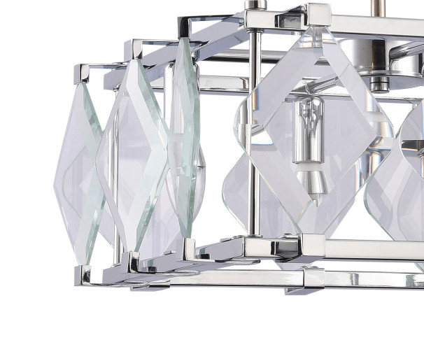 Подвесная люстра 46*46*125 см, 4*E14 хром Vele Luce Vittoria VL3053L04