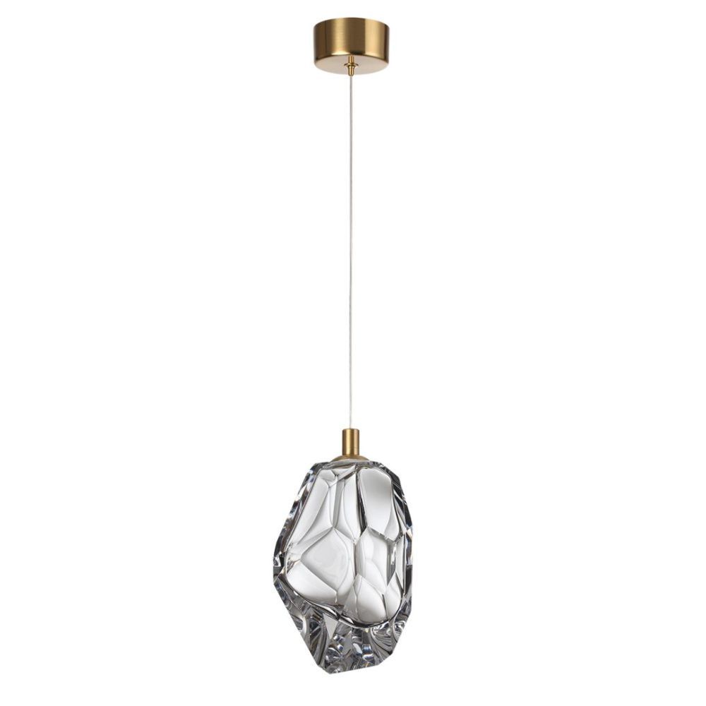 Подвесной светильник 14*21*250- см, 1*LED*4W, 3000K, Odeon Light Gemme 7114/4LA, прозрачный