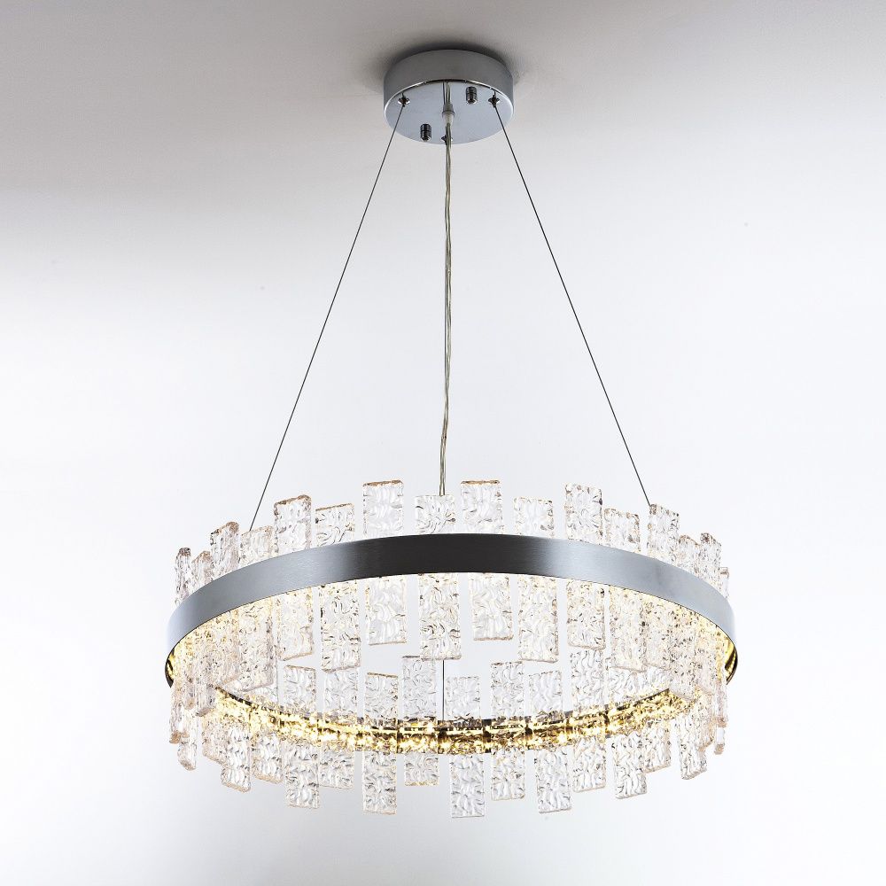 Подвесная люстра 60*60*80 см, LED 60W, 3000 / 6000K, Хром MODELUX ML.99993.600 CR