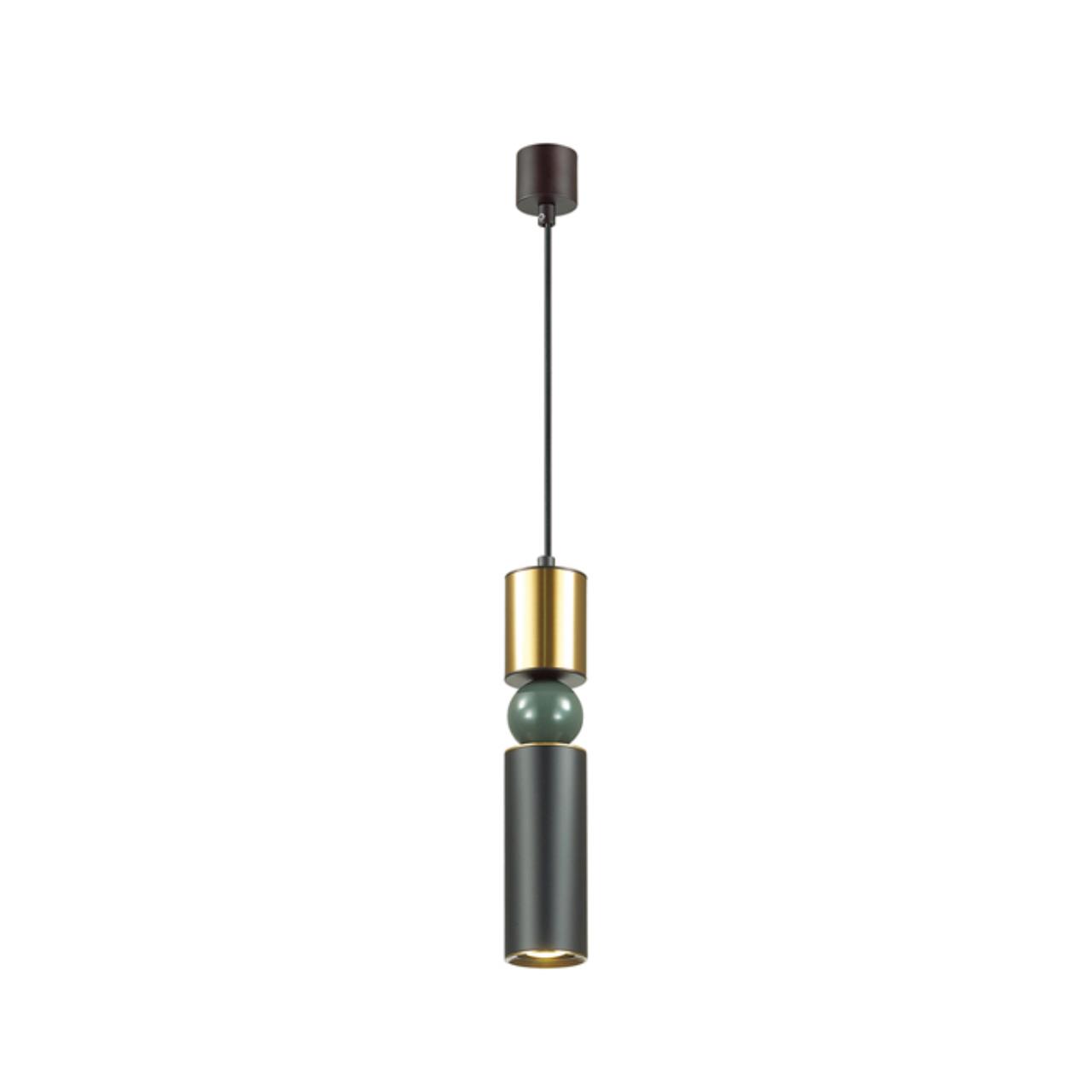 Подвесной светодиодный светильник Odeon Light Sakra 4073/5L черный, диаметр 6.5 см