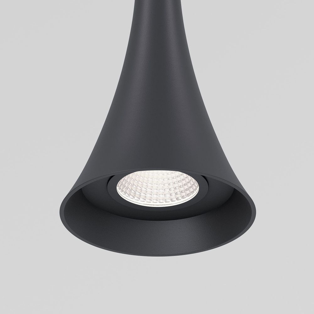Подвесной акцентный светильник 4*4*142 см, LED, 5W, 4000K, Elektrostandard Hall 50314 LED, черный