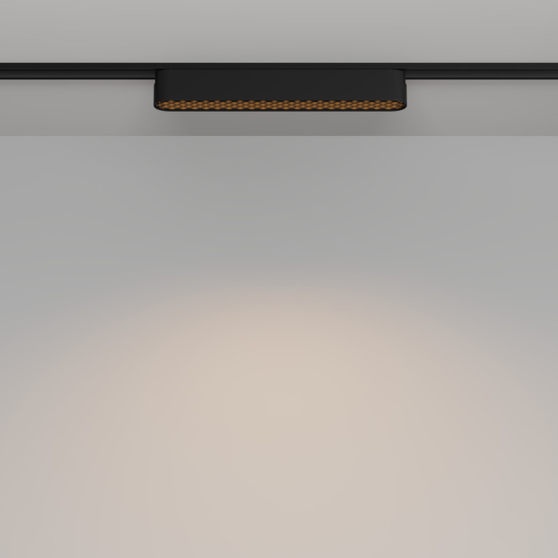Светильник 22 см, 12W, 3000K, Grid Maytoni Basis TR084-1-12W3K-B, черный