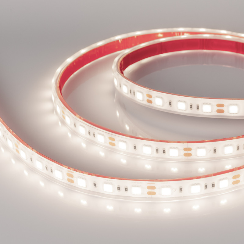 Лента герметичная RTW-PFS-B60-13mm 12V Day4000 (14.4 W/m, IP68, 5060, 5m), Arlight 034032. Цена указана за 5 метров. Продается кратно 5 метрам.