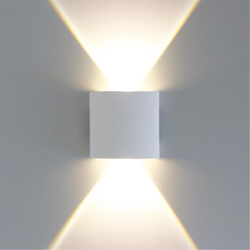 Настенный светильник 8*4*7,5 см, 2*LED*1W 4200K Arte Lamp Bosto A3122AL-2WH белый