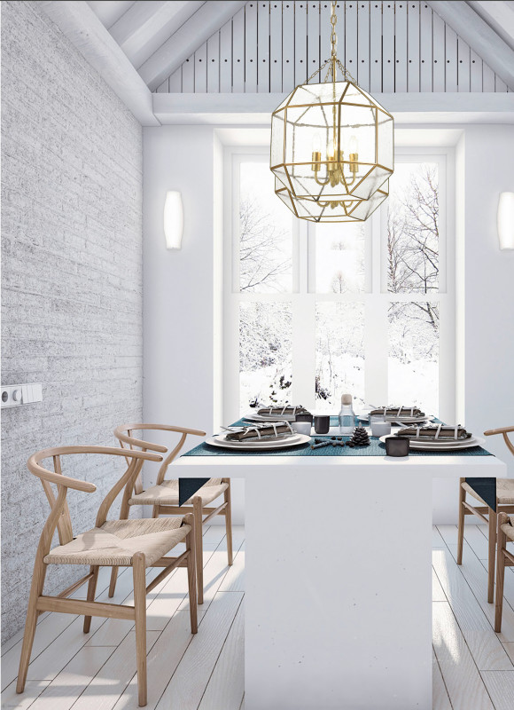 Подвесная люстра Favourite Quadratum 1948-4P, L390*W390*H525/1330, окрашенное золото