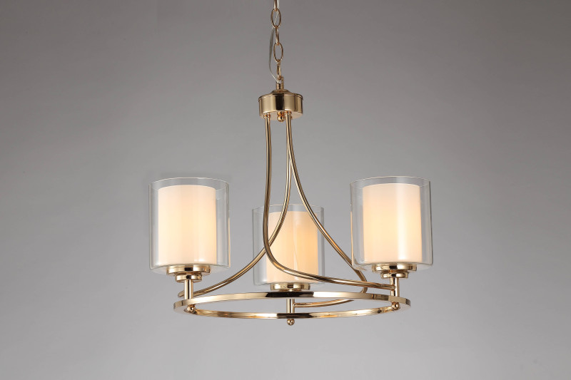 Подвесная люстра 54*55 см, E27 180 W, Moderli Maximilian V2521-3P Золотой
