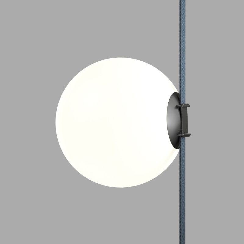 Светильник на шине *23*23,6- см, *LED*15W, 4000K, Denkirs BELTY ORB DK5554-BK, черный пластик