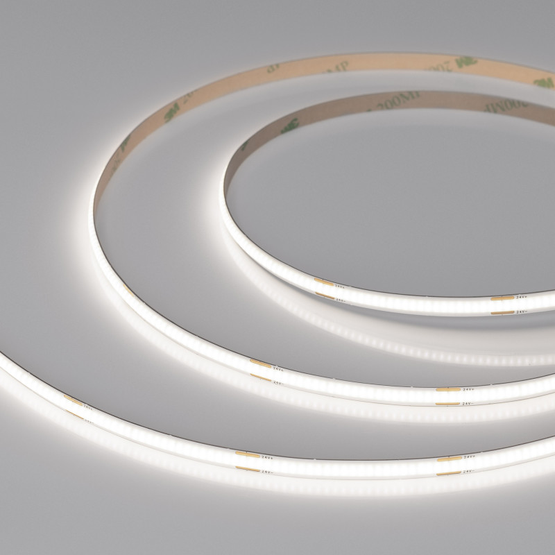 Лента COB-X480-6mm 24V White6000 (6 W/m, IP20, CSP, 4m), Arlight 039052. Цена указана за 4 метров. Продается кратно 4 метрам.