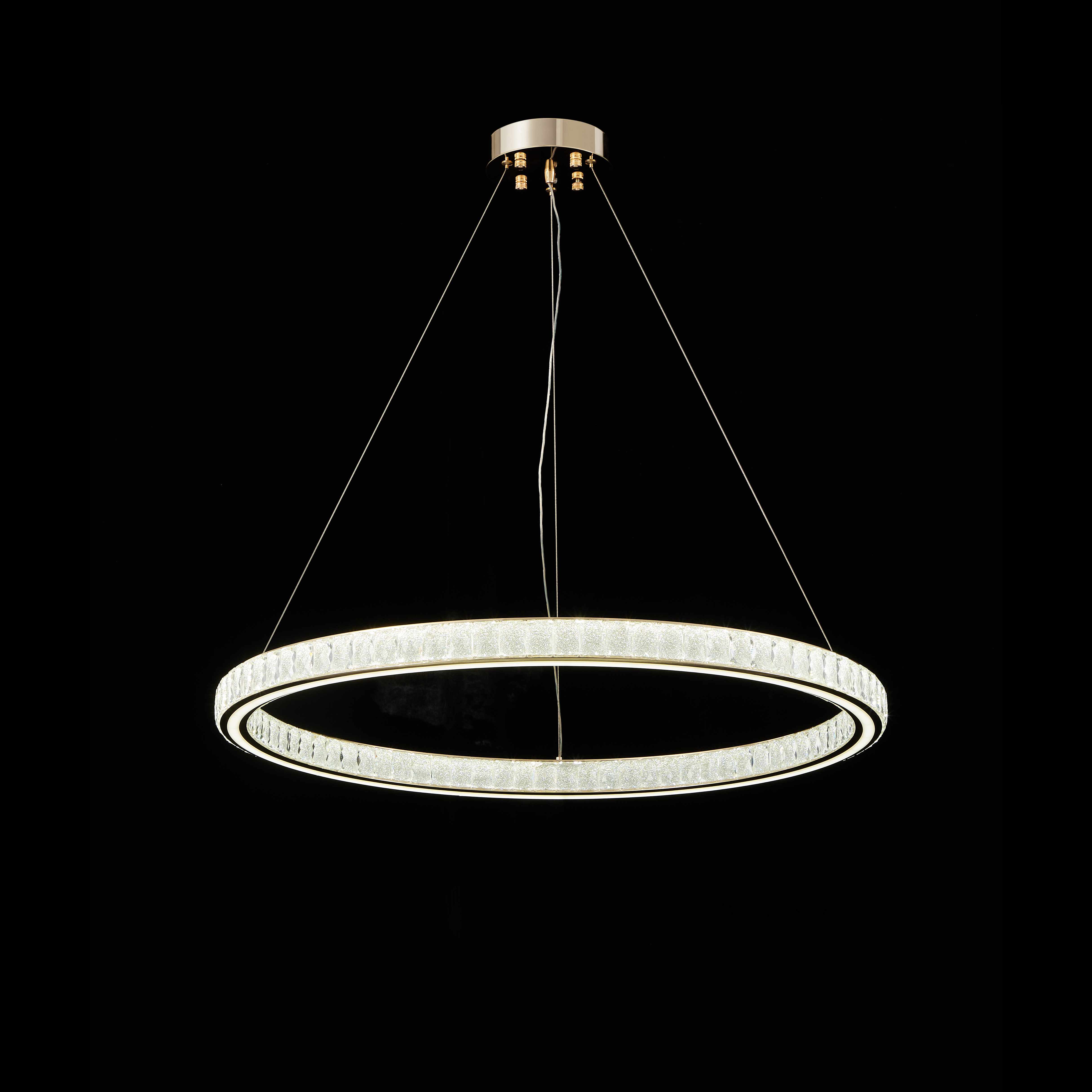 Люстра 800*50, LED, 260W 3000-6000K NewRgy Cristallo A21-ф800*H50 FRENCH GOLD, FRENCH GOLD