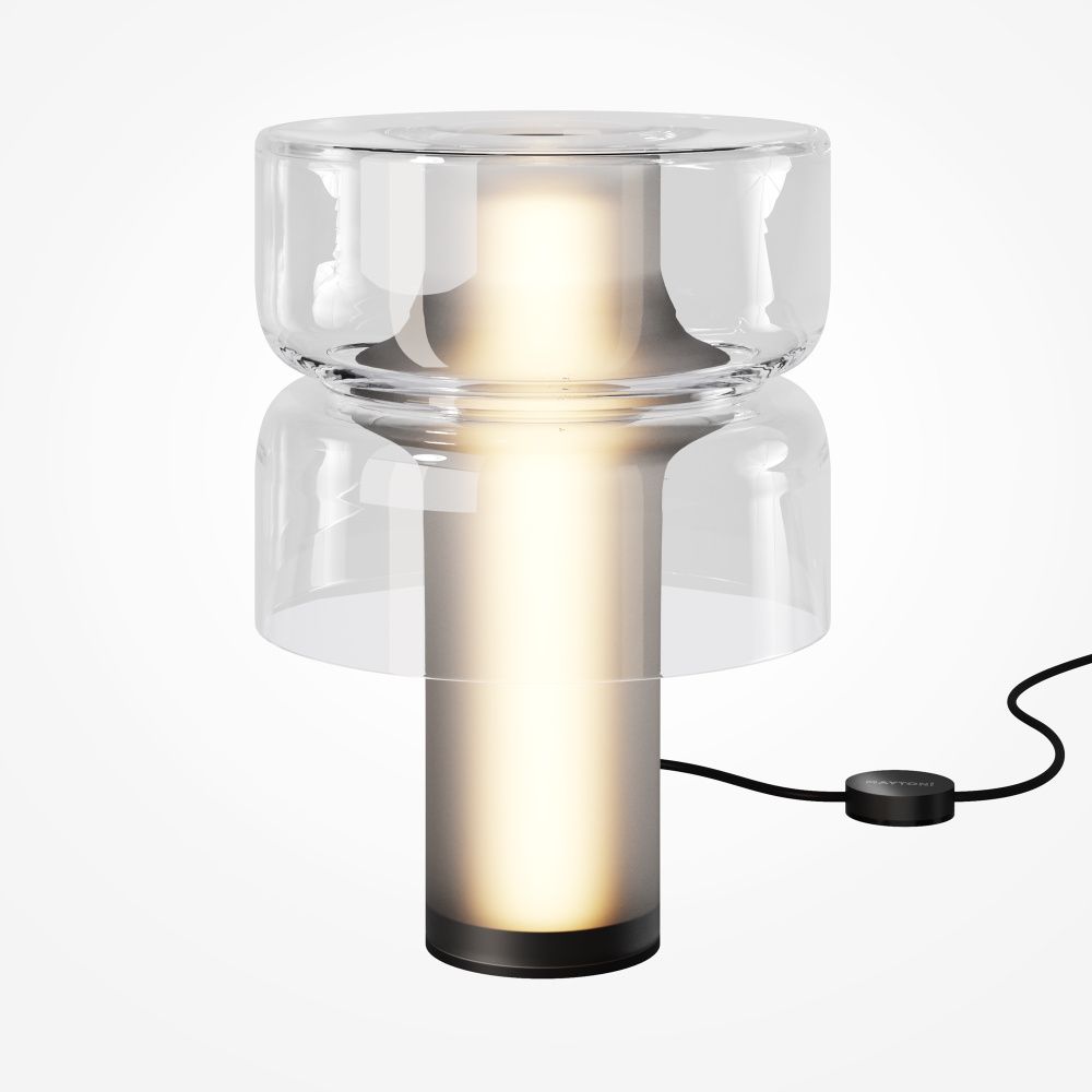 Настольная лампа *22*-31 см, *LED*9W, 3000K, Maytoni Vetro MOD485TL-L9GR3K, Серый