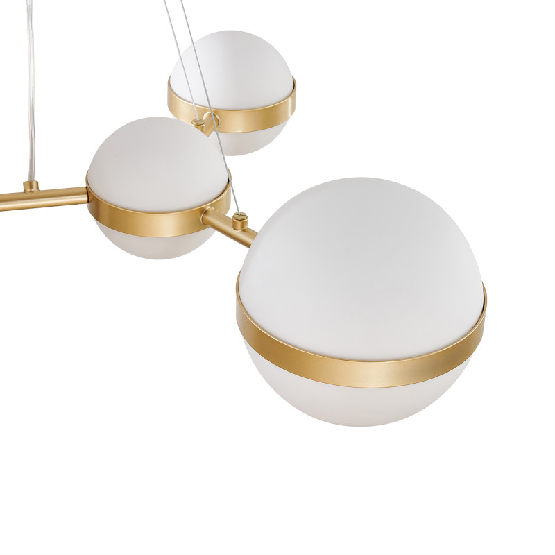 Подвесная люстра 70*40*135 см, 6*LED, 42W, 4000К, Favourite Asterismo 4448-6P золотой
