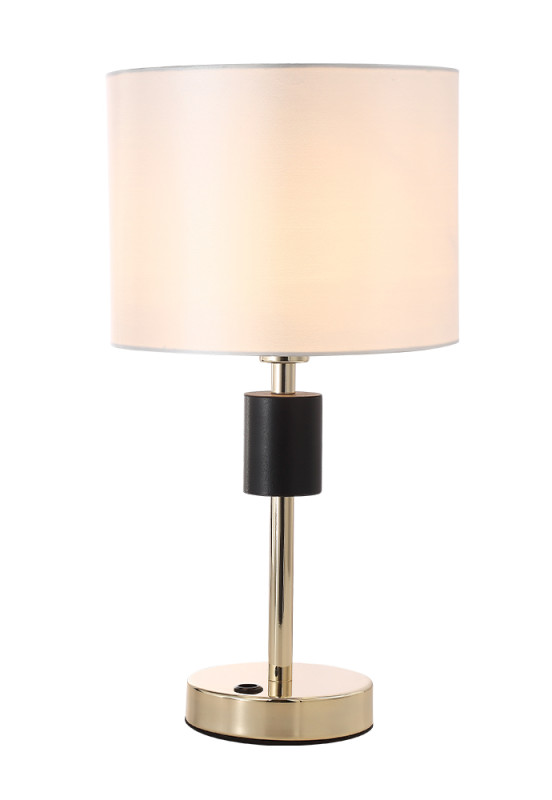 Настольная лампа 22 см Crystal Lux MAESTRO LG1 GOLD Золото/черный