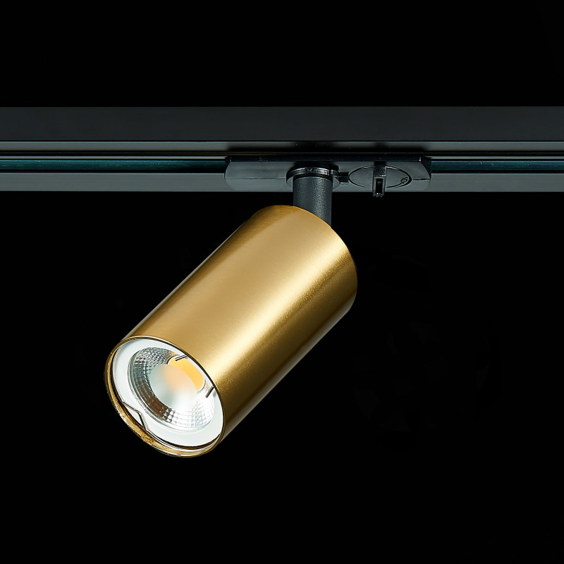 Трековый светильник 10*5 см, 50W, ST LUCE ST300.206.01 Золотистый