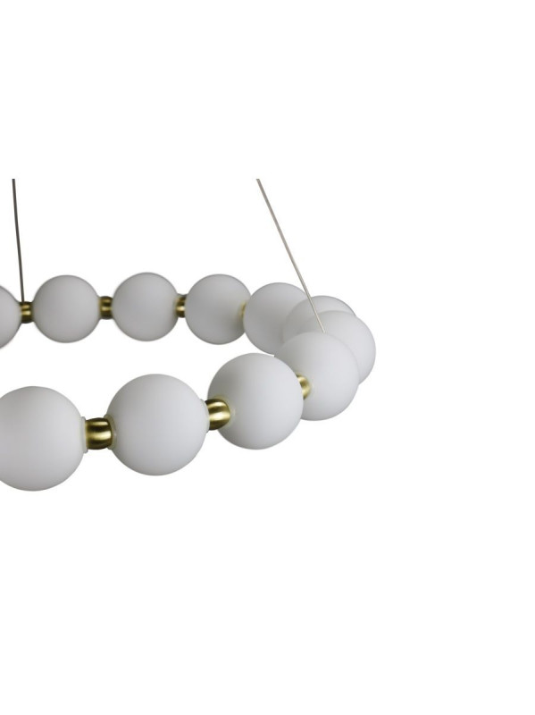 Подвесная люстра 64*120 см, LED, 80W, 4000K Zortes Kranz ZRS.1585.18, латунный