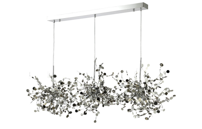 Светильник  120 см Crystal L ux GARDEN SP3х3 L1200 CHROME Хром