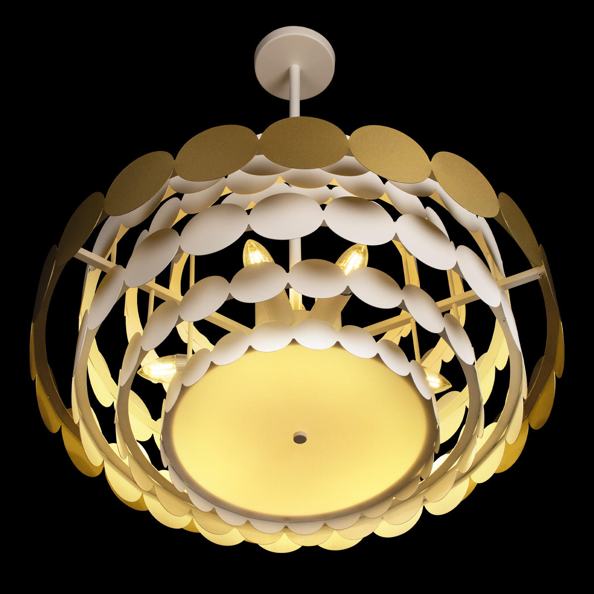 Подвесной светильник 62*28 см, 9*E14*40W LOFT IT Juicy 10310/S Gold золото, белый