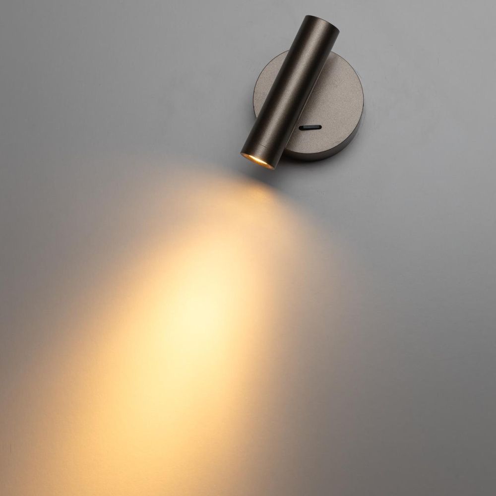 Светильник 11 см, 3W, 3000K, Citilux DEKART CL704103, коричневый