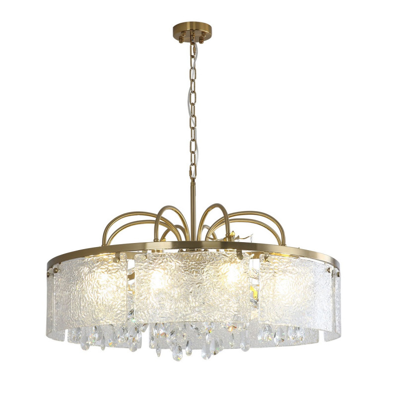 Люстра *84*150,5 см, 8*E14*40W, Indigo Prosecco V000378, бронзовый, 12033/8P Brass