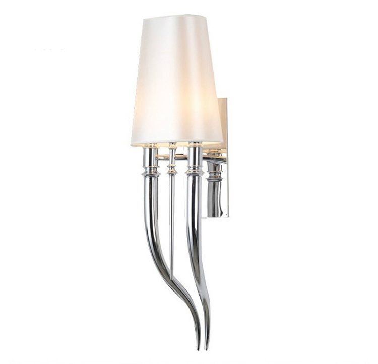 Бра Crystal Light Brunilde Ipe Cavalli H92 Silver/Black 32*32*32 см, 2*E27*60W, ImperiumLoft 44.198, Серебристый