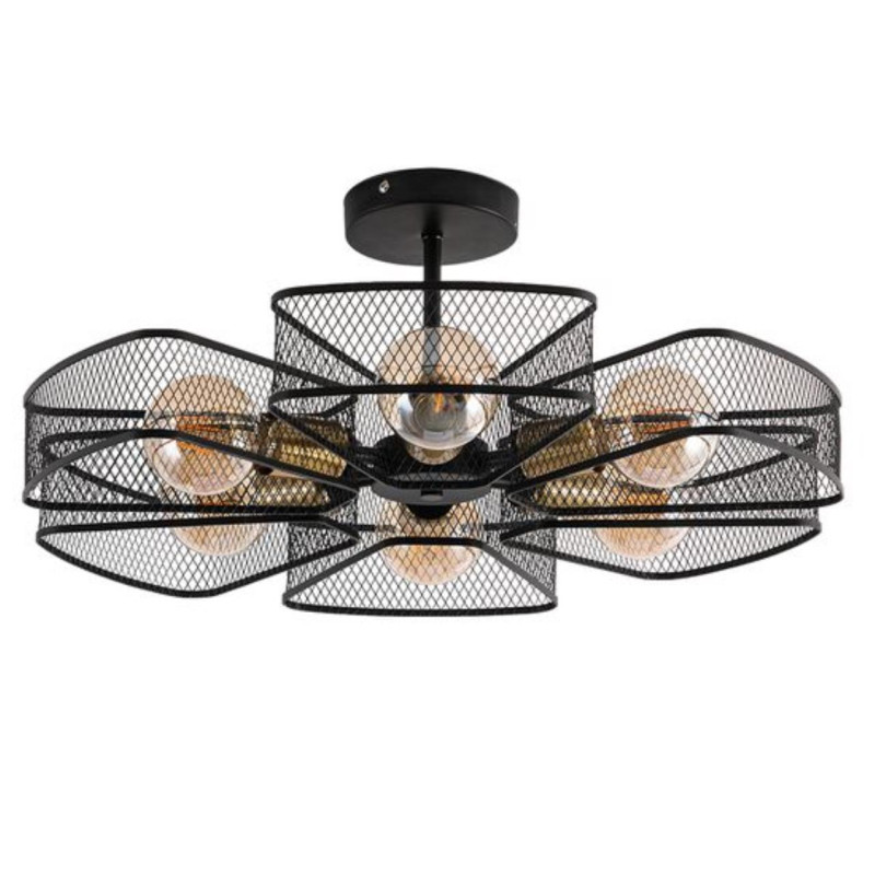 Люстра 56*23 см, 6 E27*60W,  К, Arte Lamp Maasym A7044PL-6BK, Черный