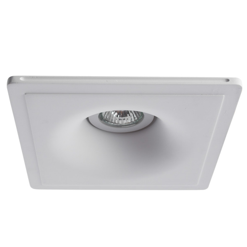 Светильник встраиваемый гипс Arte-Lamp INVISIBLE A9410PL-1WH,белый, вр 21*21 см