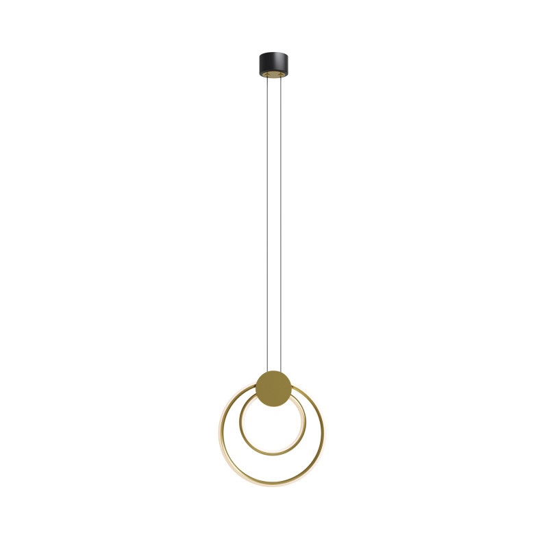 Подвесной светильник 30*8*338 см, LED, 3000К, Maytoni LINK MOD357PL-L14BS3K латунный