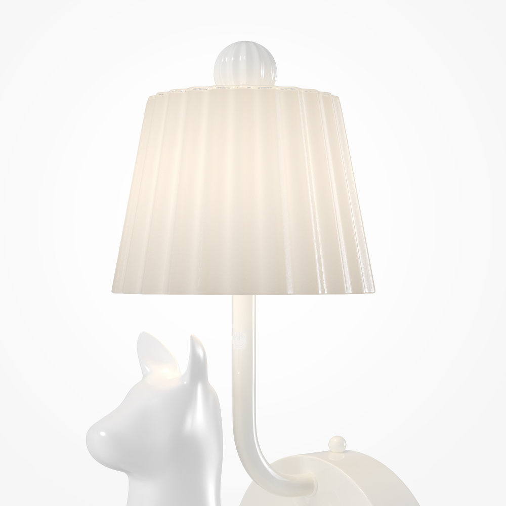 Бра 15,5*13-34 см, LED*8W, 3000K, Maytoni Senor Alpaca MOD377WL-L6W3K, Белый