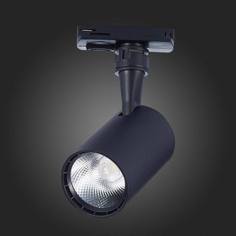Трековый светильник 10*6 см, 10W 3000K ST LUCE Однофазная трековая система ST351.436.10.36 Черный