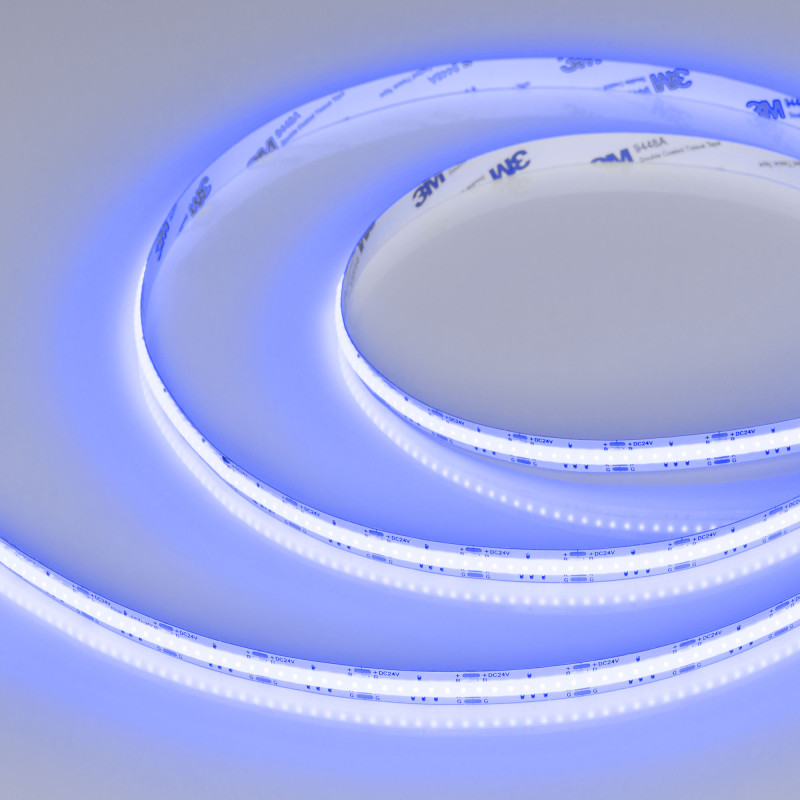 Лента COB-X840-10mm 24V RGB (16 W/m, IP20, CSP, 5m), Arlight 039742. Цена указана за 5 метров. Продается кратно 5 метрам.
