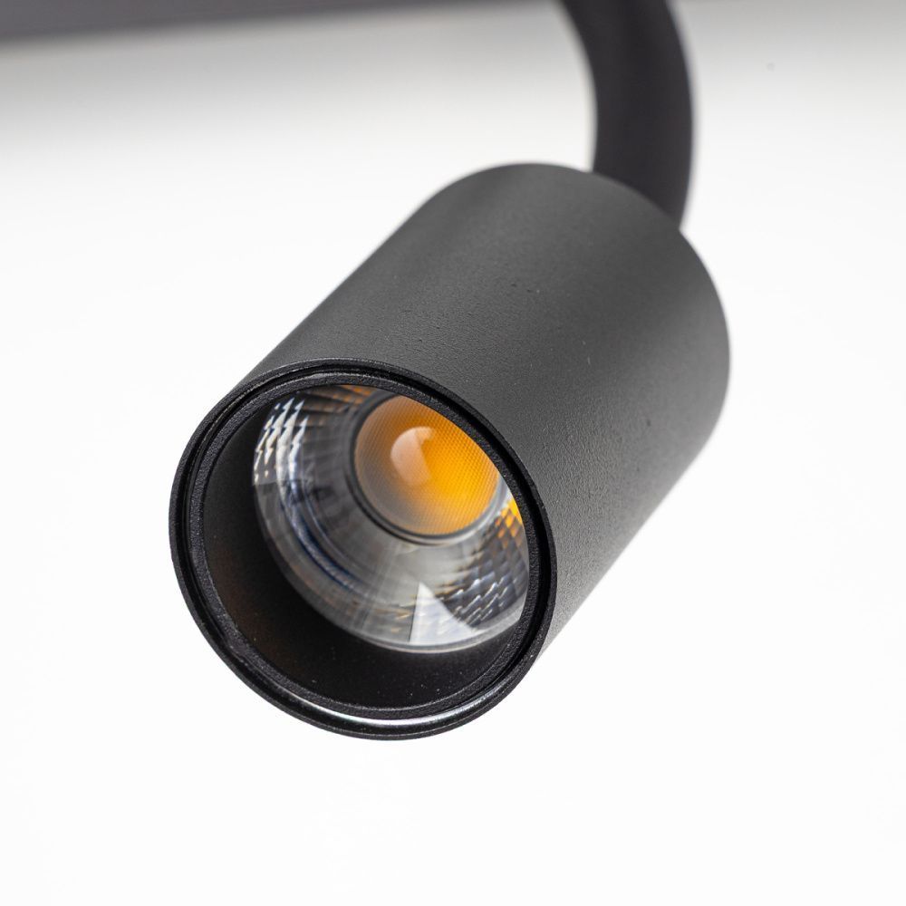 Светильник с выключателем 8*30 см, 14W, 3000K Чёрный Citilux Декарт CL704471 LED USB