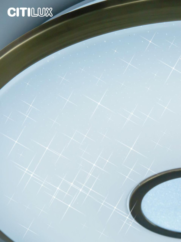 Светильник  67 см, 115W, 3000K-5500K Citilux Старлайт Смарт CL703A103G бронза